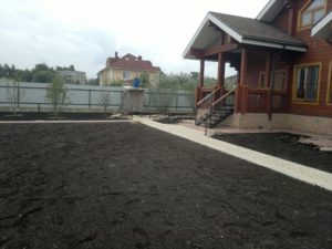 Чистовай планировка участка